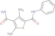 5-Amino-3-methyl-N~2~-phenylthiophene-2,4-dicarboxamide