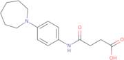 4-[(4-Azepan-1-ylphenyl)amino]-4-oxobutanoic acid