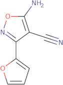 5-Amino-3-(2-furyl)isoxazole-4-carbonitrile