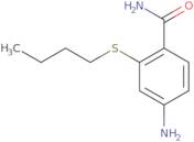 4-Amino-2-(butylthio)benzamide