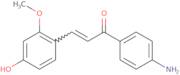 (2E)-1-(4-Aminophenyl)-3-(4-hydroxy-2-methoxyphenyl)prop-2-en-1-one