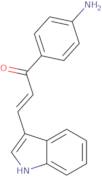 (2E)-1-(4-Aminophenyl)-3-(1H-indol-3-yl)prop-2-en-1-one