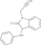 3-Anilino-1-prop-2-yn-1-yl-1,3-dihydro-2H-indol-2-one