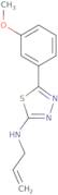 N-Allyl-5-(3-methoxyphenyl)-1,3,4-thiadiazol-2-amine