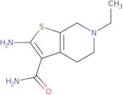 2-Amino-6-ethyl-4,5,6,7-tetrahydrothieno[2,3-c]pyridine-3-carboxamide