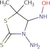 3-Amino-4-(hydroxyamino)-5,5-dimethyl-1,3-thiazolidine-2-thione