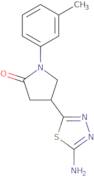 4-(5-Amino-1,3,4-thiadiazol-2-yl)-1-(3-methylphenyl)pyrrolidin-2-one