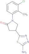 4-(5-Amino-1,3,4-thiadiazol-2-yl)-1-(3-chloro-2-methylphenyl)pyrrolidin-2-one