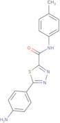5-(4-Aminophenyl)-N-(4-methylphenyl)-1,3,4-thiadiazole-2-carboxamide