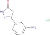 5-(3-Aminophenyl)-2,4-dihydro-3H-pyrazol-3-one hydrochloride