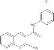 2-Amino-N-(3-chlorophenyl)quinoline-3-carboxamide