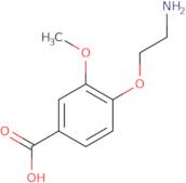 4-(2-Aminoethoxy)-3-methoxybenzoic acid