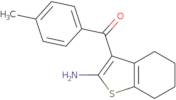 (2-Amino-4,5,6,7-tetrahydro-1-benzothien-3-yl)(4-methylphenyl)methanone