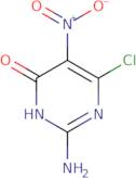 2-Amino-4-chloro-5-nitro-6-hydroxypyrimidine