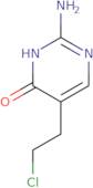 2-Amino-5-(2-chloroethyl)pyrimidin-4-ol