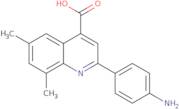 2-(4-Aminophenyl)-6,8-dimethylquinoline-4-carboxylic acid