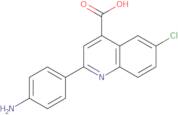 2-(4-Aminophenyl)-6-chloroquinoline-4-carboxylic acid