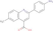 2-(4-Aminophenyl)-6-methylquinoline-4-carboxylic acid