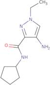 4-Amino-N-cyclopentyl-1-ethyl-1H-pyrazole-3-carboxamide