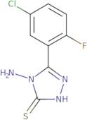 4-Amino-5-(5-chloro-2-fluorophenyl)-4H-1,2,4-triazole-3-thiol