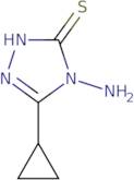 4-Amino-5-cyclopropyl-4H-1,2,4-triazole-3-thiol