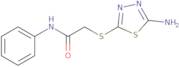 2-[(5-Amino-1,3,4-thiadiazol-2-yl)thio]-N-phenylacetamide