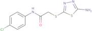 2-[(5-Amino-1,3,4-thiadiazol-2-yl)thio]-N-(4-chlorophenyl)acetamide