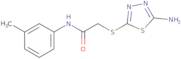 2-[(5-Amino-1,3,4-thiadiazol-2-yl)thio]-N-(3-methylphenyl)acetamide