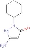 5-Amino-2-cyclohexyl-1,2-dihydro-3H-pyrazol-3-one