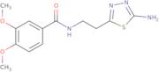 N-[2-(5-Amino-1,3,4-thiadiazol-2-yl)ethyl]-3,4-dimethoxybenzamide