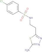 N-[2-(5-Amino-1,3,4-thiadiazol-2-yl)ethyl]-4-chlorobenzenesulfonamide