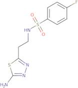 N-[2-(5-Amino-1,3,4-thiadiazol-2-yl)ethyl]-4-fluorobenzenesulfonamide
