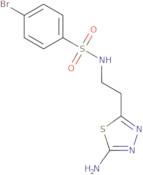 N-[2-(5-Amino-1,3,4-thiadiazol-2-yl)ethyl]-4-bromobenzenesulfonamide