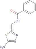 N-[(5-Amino-1,3,4-thiadiazol-2-yl)methyl]benzamide