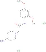 2-(4-Aminopiperidin-1-yl)-N-(2,4-dimethoxyphenyl)acetamide dihydrochloride