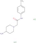 2-(4-Aminopiperidin-1-yl)-N-(4-methylphenyl)acetamide dihydrochloride