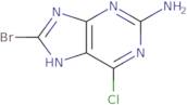 2-Amino-8-bromo-6-chloropurine HBr