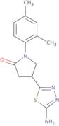 4-(5-Amino-1,3,4-thiadiazol-2-yl)-1-(2,4-dimethylphenyl)pyrrolidin-2-one