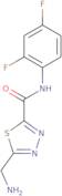 5-(Aminomethyl)-N-(2,4-difluorophenyl)-1,3,4-thiadiazole-2-carboxamide
