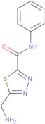 5-(Aminomethyl)-N-phenyl-1,3,4-thiadiazole-2-carboxamide