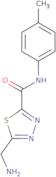 5-(Aminomethyl)-N-(4-methylphenyl)-1,3,4-thiadiazole-2-carboxamide
