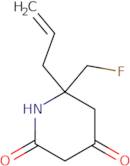 6-Allyl-6-(fluoromethyl)piperidine-2,4-dione