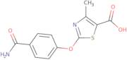 2-[4-(Aminocarbonyl)phenoxy]-4-methyl-1,3-thiazole-5-carboxylic acid