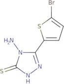 4-Amino-5-(5-bromo-2-thienyl)-4H-1,2,4-triazole-3-thiol
