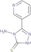 4-Amino-5-pyridin-3-yl-4H-1,2,4-triazole-3-thiol