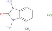 3-Amino-1,7-dimethyl-1,3-dihydro-2H-indol-2-one hydrochloride