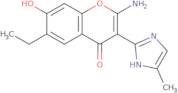 2-Amino-6-ethyl-7-hydroxy-3-(4-methyl-1H-imidazol-2-yl)-4H-chromen-4-one