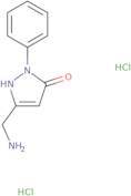 5-(Aminomethyl)-2-phenyl-1,2-dihydro-3H-pyrazol-3-one dihydrochloride