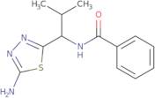 N-[1-(5-Amino-1,3,4-thiadiazol-2-yl)-2-methylpropyl]benzamide