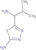 5-(1-Amino-2-methylpropyl)-1,3,4-thiadiazol-2-amine dihydrochloride